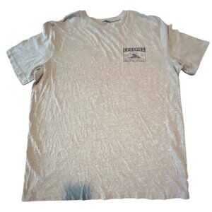 Chubbies Austin Texas Graphic T-Shirt Gray Short Sleeve Mens L Cotton/Polyester